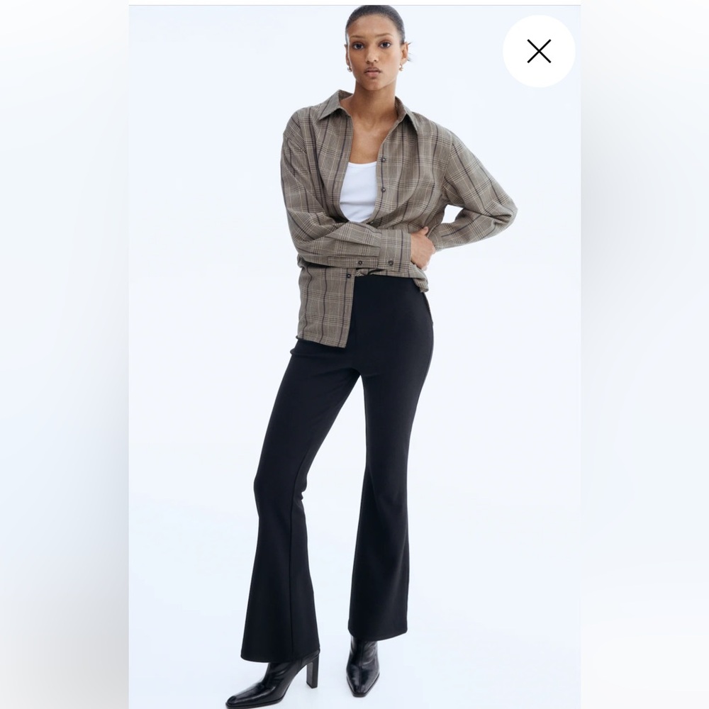 H&M Fit and Flare Jersey Leggings Size XL